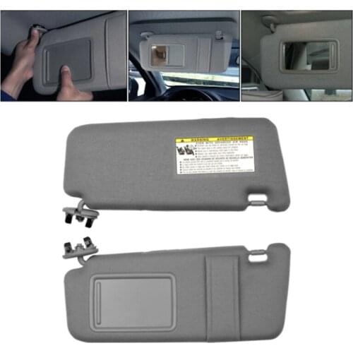 Gray Car Sun Visor Sunshade for Toyota Camry 2007-2011 Driver Passenger Side Right Left Organizer 7432006780B0