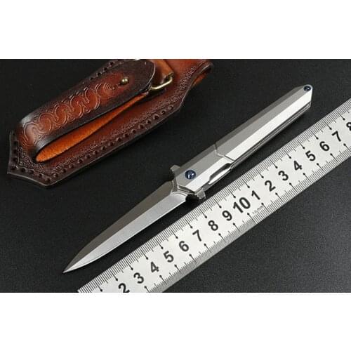 Folding knife kitchen knife multifunctional tool jungle knife self-defense pocket M390 powder steel steel mountaineering hunting