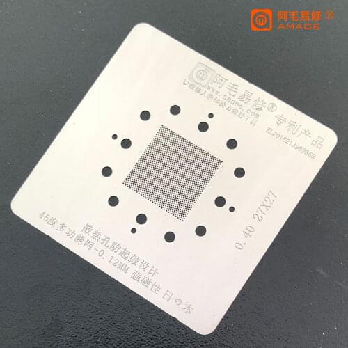 High quality BGA Reballing reball Stencil for multi-function 0.40 27*27 34*34 0.50 32*32 0.3 0.35 0.4 0.5