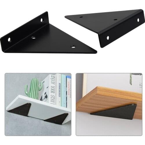 Furniture Triangle Invisible Bracket Support Rack Wall Shelf Mount Tripod Partition Right Angle Fixed Shelf Hardware DIY Decor