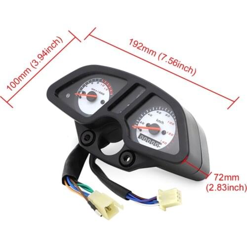 ZONGSHEN LONCIN LIFAN IRBIS TTR250 Motorcycle Dirt Pit Bike Speedometer odometer cqr 125cc 150cc 250cc accessories free shipping
