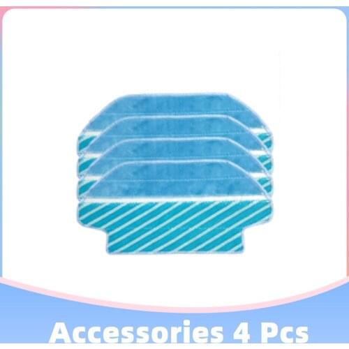 High Performance Blue Color Mop Cloth Replacement for Conga 3290 3490 3690 Proscenic M7 Robot Vacuum Cleaner Parts Accessories