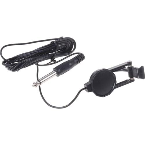 High Quality Clip-On Pickup for Acoustic Guitar Mandolin Bouzouki Violin Banjo Ukulele Lute Black Color