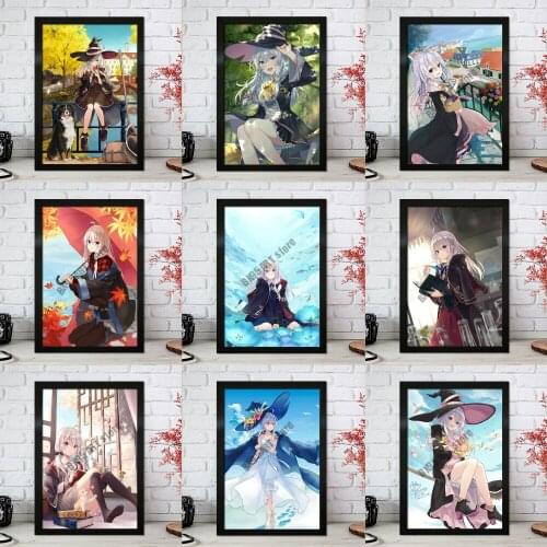 Japanese Anime Diamond Painting Wandering Witch: The Journey of Elaina Diamond Mosaic Embroidery Cross Stitch Kits Home Decor