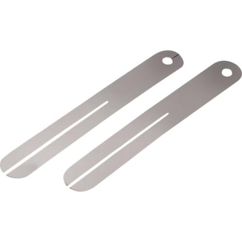 2pcs Fret Puller Fretboard Fingerboard Fret Repair Tool Protector Steel Plate For Electric Guitar And Bass