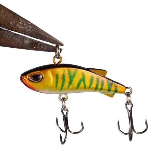 4g 4.5cm Fishing Lure Sinking Vibration Plastic Mini Bass Diy Winter Hard Vib Fishing Bait Diving Fishing Bait Tackle Crankbait