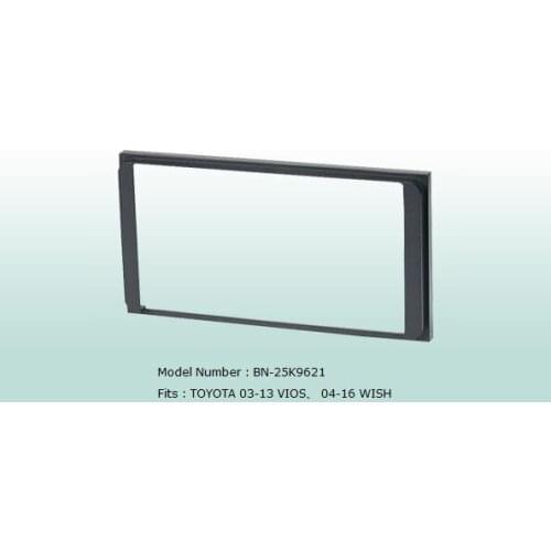 Car Fascias Stereo Radio Audio Panel Navigation Frame Dash Kit For Vios 2003 ~ 2013 Wish 2003 2004 2005 2006 2007 2008 2009~2016