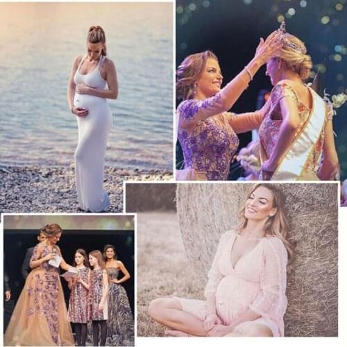 Baby Footprints Brilliant Pregnancy Chime Bola Pendant Harmony Ball Necklace 32" Long Chain for Mother Baby Jewelry