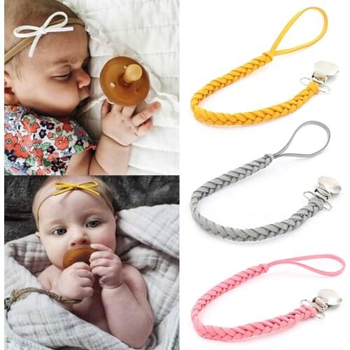 Pacifier Clips Chain Dummy Clip Pacifier Holder Nipple Soother Chain For Infant Baby Feeding Baby pacifier chain Dropshipping