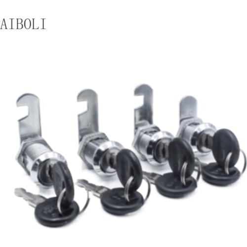 Zinc Alloy 1PC Letter Box Cam Cylinder Locks Door Cabinet Mailbox Drawer Cupboard Locker Security Furniture Locks With 2 Keys