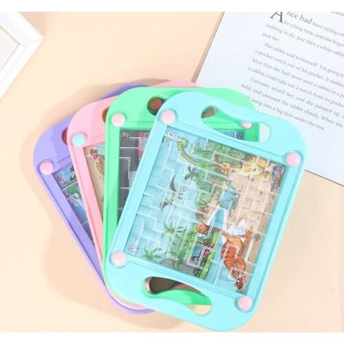 Children Toy Montessori Toys Mobile Children 3D Maze Balance Ball Game Maze Board Puzzle Labyrinth Baby Toys Gift