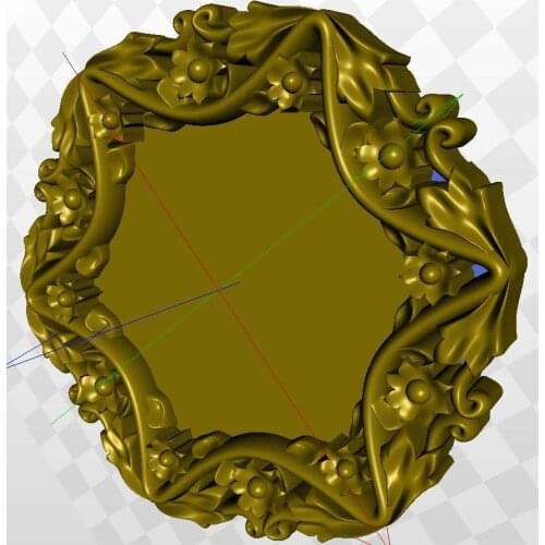For cnc in STL file 3d model relief rosette_59 format 3d