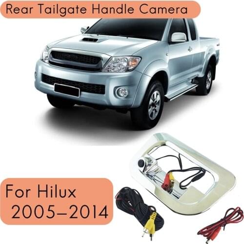 For Toyota Hilux 2005-2014 Rear Tailgate Handle Camera Rearview Camera Backup Camera Reverse Parking Camera