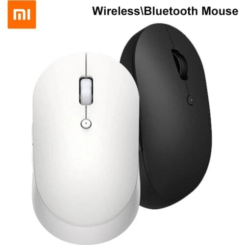 Original Xiaomi Wireless Bluetooth 4.2 Dual Mode Mouse Mini Portable Silent Ergonomic USB Charging Mouse for Office and Home