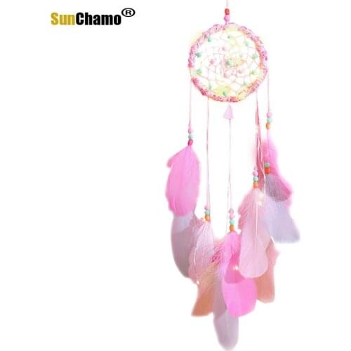 Unicorn Girl Heart Dream-net Material Pack DIY Energy Catching Net Hand-laid Dream-net Ins Wind-bell Hanging Room New Ornaments