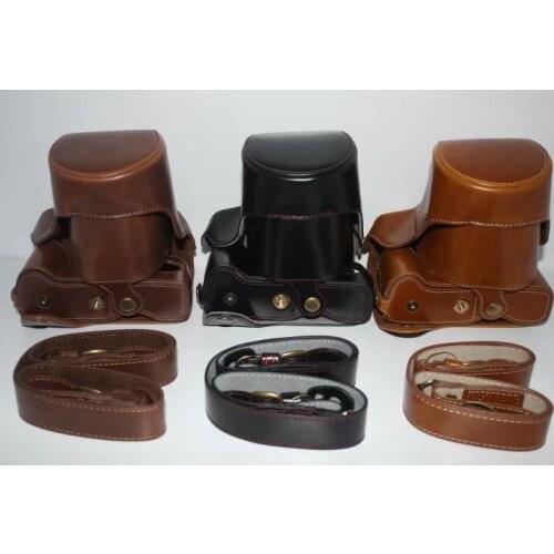 New Deluxe Camera Bag PU Leather Case For Fuji XT1 XT-1 Direct Charge Cover+Take Out Battery Bottom Opening