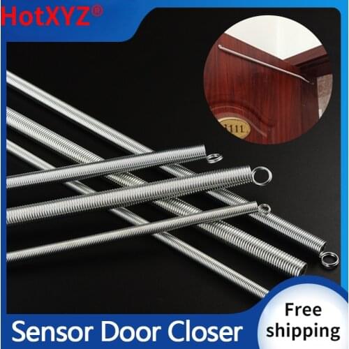 Automatic Close Door Spring 65Mn Tension Spring Sliding Door Spring 2Pcs