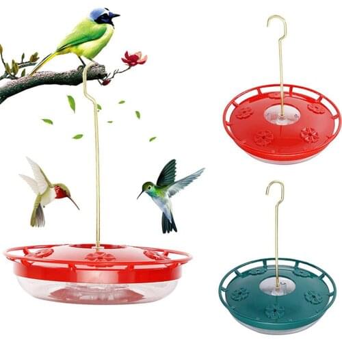 Hummingbird Feeder Bird Water Drinker Feeder Waterer with 4 Ports Pet Bird Supplies Dispenser Bottle Drinking Cup Bowls For Parr