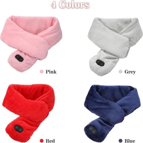 Electric Winter Scarf Heated Scarf for Neck Wrap Soft Heating Scarf USB Rechargeable for Women & Men