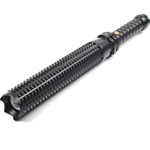 Play Night mace strong light flashlight telescopic zoom Q5led car supplies selfdefense patrol flashlight