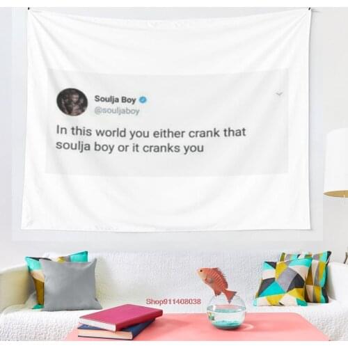 Soulja Boy Tweet tapestry Yoga Buddha Indian Mandala Tapestry Wall Hanging Boho Decor Macrame Hippie Witchcraft