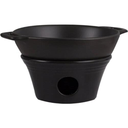 Theme hotel restaurant Korean rice cake cheese casserole Hot pot set of heating furnace dry pot plate plates ears