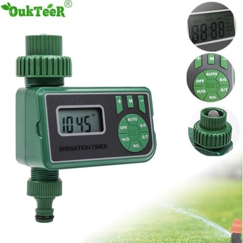 Intelligent LED display water timer irrigation controller mechanical watering outdoor waterproof automatic sprinkler timer