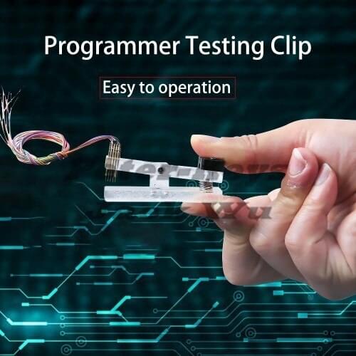 Universal 1.0MM 2.54MM Programmer Testing Clip Adapter No Need Welding