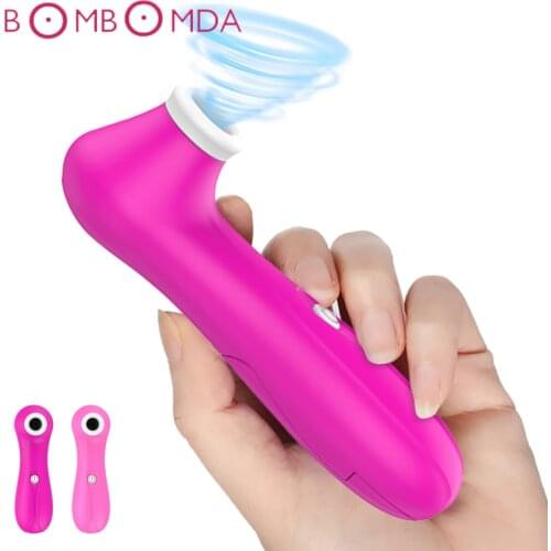 Sucker Vibrator For Women Nipple Sucking Blowjob Clitoris Stimulator Tongue Vibrators Sex Toys For Women Masturbator Adult Toys
