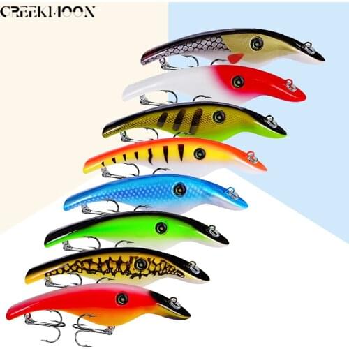1pc 150mm 46.5g Hard Pencil Fishing Lure Sinking Artificial Baits Long Casting Catfish Bass Plastic Lures Bait with 1/0# 2 Hooks