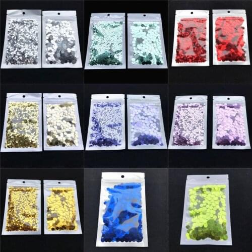 10g/Lot Multi Size 3mm 6mm Round Dot Shape Loose Sequins Paillettes DIY Nail Beauty,Bags Decoration,wedding decoration confetti