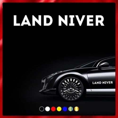 40574# Die-Cut Vinyl Decal LAND NIVER Car Sticker Waterproof Auto Decors on Car Body Bumper Rear Window