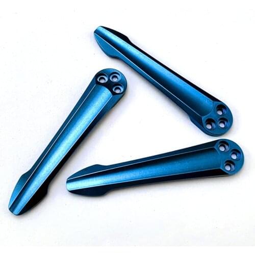C81 Titanium Alloy Knife Back Clip One-piece CNC Folding Pocket knife Clip + 3 screws For Paramilitary 2/C10 клип