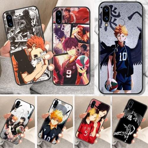 Anime Haikyuu Phone Case For Huawei Honor 6A 7A 7C 8A 8X 8 9 9X 10 10i 20 Lite Pro black tpu shell fashion cell cover 3D funda