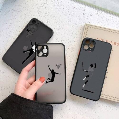 Hot Off Basketball Phone Case For iphone 12 11 7 8 plus mini x xs xr pro max matte transparent cover