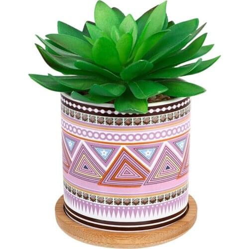 Artificial Plants in Ceramics Pots for Bathroom Home Decor Indoor Grass Faux Plant for Bookshelf Farmhouse Decorations