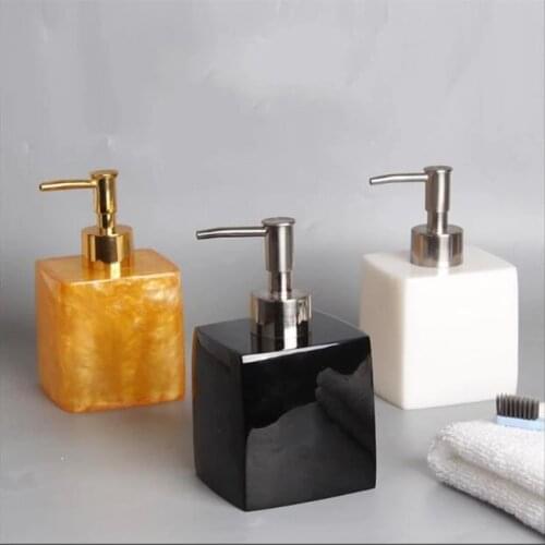 Resin Bottles Creative Latex Bottles Liquid Soap Dispensers Bathroom Set Home Decoration Bathroom Accessories
