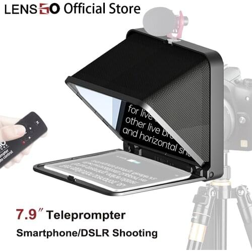 LENSGO TC7 Teleprompter Professional Photography Accessories Photo Studio Kits Camera Remote Control