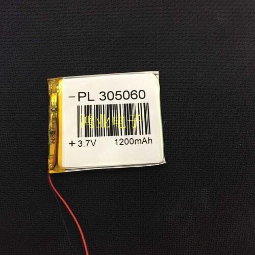 3.7V 305060035060 1200MAH lithium polymer battery MP4 battery GPS battery. Rechargeable Li-ion Cell