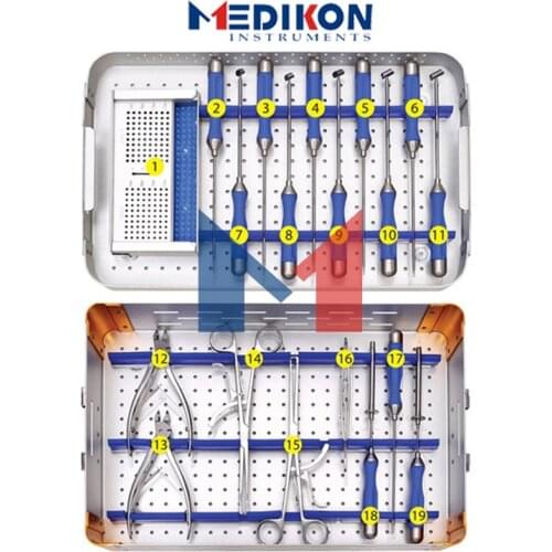 New German Laminar Shaping Plate Instruments Set spine spinal lumber cervical surgery neurosurgery orthopedic implants set
