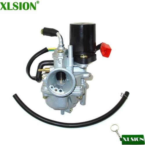 XLSION New Carburetor (With Electrical Choke) For Yamaha Jog 50 CG50 GY50 CE50 Axis Breeze 50