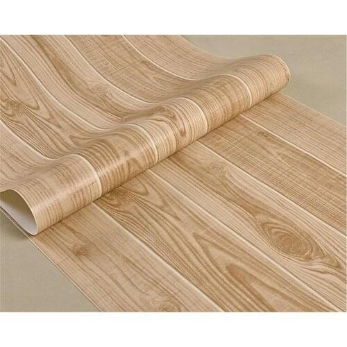 Beibehang Imitation wood retro vintage wood texture TV sofa wallpaper home decoration living room bedroom mural 3d wallpaper