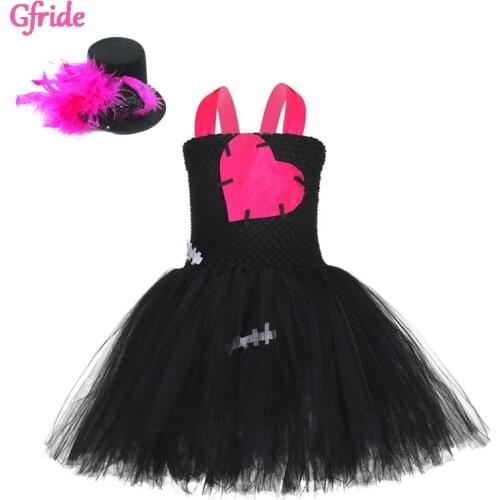 Christmas Little Girls Eve Xmas Dress up Party Dresses with hat Kids Animal Costume New Year Tutu Dress with Headband 2