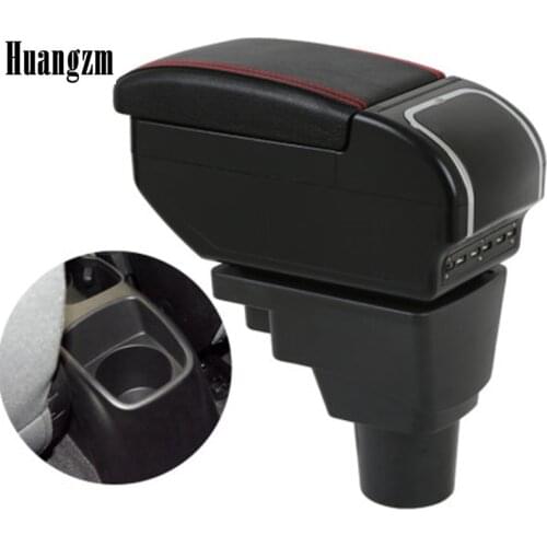 Armrest box For Chevrolet Sonic/Aveo 2012-2018 Center Centre Console Storage Box 9 USB 2013 2014 2015 2016 2017