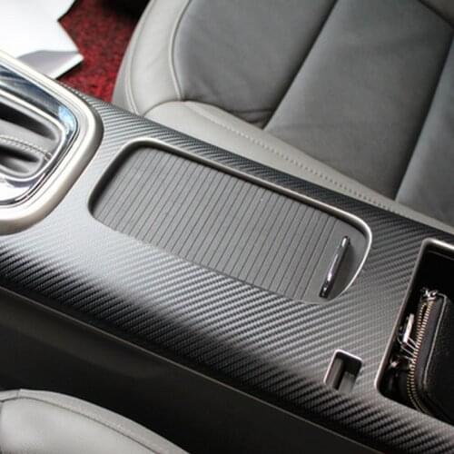 SBTMY Car central armrest box carbon fiber sticker for Chevrolet Malibu 2013 2014