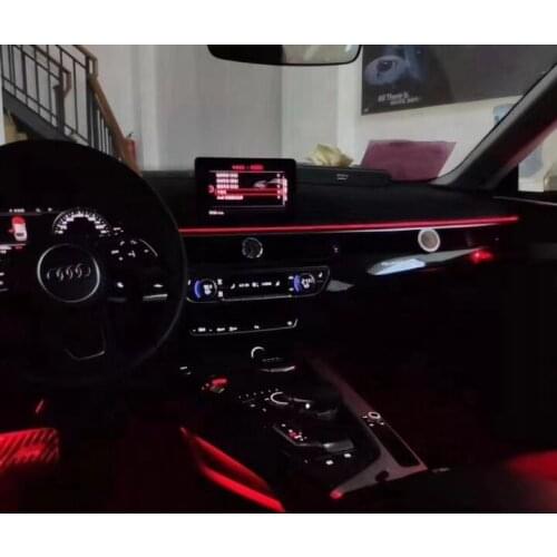 Auto lighting system interior atmosphere light led multi colors For Audi A5 car ambient lighting