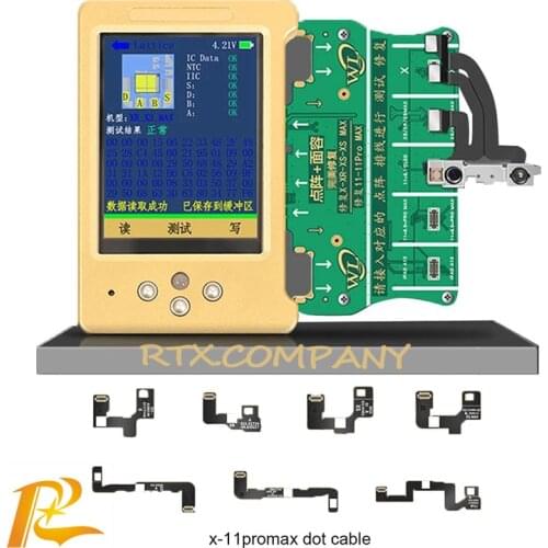 Dot Matrix Universal Chip For iPhone 12 11 Pro X XS Max XR WL-V6 Face ID Reading Writing Programmer Cable Dot Array Driver IC