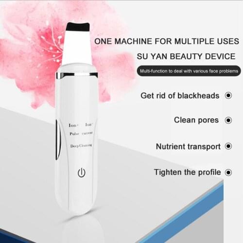 Ultrasonic Skin EMSDeep Face Cleaning Machine Peeling Shovel Facial Face Scrubber Peeling Pore Cleaner Machine Face Lift Machine