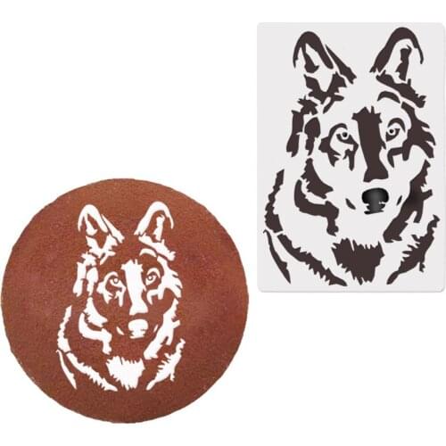 Wolf hollow Painting Template DIY Album Accessories Drawing Template Theme Lace Ruler Drawing Template Stencils For Painting