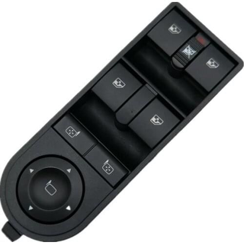 High quality 13228699 13228877 Electric Power Window Master Control Switch For Vauxhall For Opel Astra H Zafira